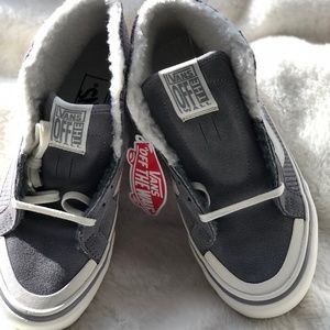 Madewell Vans High Top Sneakers Corduroy Sherpa Unisex Sk8-hi